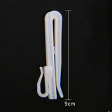 Maxbell 300x Curtain Tape Clip Hook Adjustable Bedroom Hanger Deep Pinch Pleat Hook 9cm