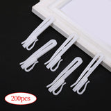 Maxbell 300x Curtain Tape Clip Hook Adjustable Bedroom Hanger Deep Pinch Pleat Hook 9cm