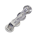 Maxbell 5x Metal Hair Clips 12mm Fashion Hairpins Bezel Tray for Gift Daily White