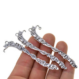 Maxbell 20Pcs Bookmarks Book Hooks Retro with Hoop Charms for Family Adults Office