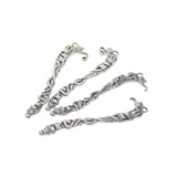 Maxbell 20Pcs Bookmarks Book Hooks Retro with Hoop Charms for Family Adults Office