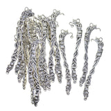 Maxbell 20Pcs Bookmarks Book Hooks Retro with Hoop Charms for Family Adults Office