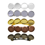 Maxbell 5Pcs Hair Clips Blank Hairgrip Hair Barrettes Base Setting 12mm Hairpin