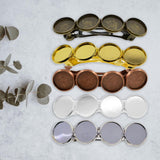 Maxbell 5Pcs Hair Clips Blank Hairgrip Hair Barrettes Base Setting 12mm Hairpin