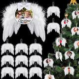 Maxbell 12x Angel Hanging Chic Pendant for DIY Holiday Wedding round