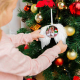 Maxbell 12x Angel Hanging Chic Pendant for DIY Holiday Wedding round