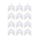 Maxbell 12x Angel Hanging Chic Pendant for DIY Holiday Wedding round