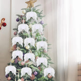 Maxbell 12x Angel Hanging Chic Pendant for DIY Holiday Wedding round