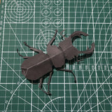 Maxbell 3Pcs Paper Crafts DIY Kits Dragonfly Model Home Office Decoration Handmade