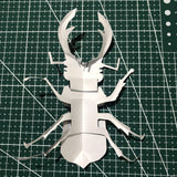 Maxbell 3Pcs Paper Crafts DIY Kits Dragonfly Model Home Office Decoration Handmade