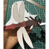 Maxbell 3Pcs Paper Crafts DIY Kits Dragonfly Model Home Office Decoration Handmade