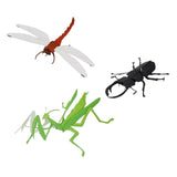 Maxbell 3Pcs Paper Crafts DIY Kits Dragonfly Model Home Office Decoration Handmade