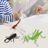 Maxbell 3Pcs Paper Crafts DIY Kits Dragonfly Model Home Office Decoration Handmade