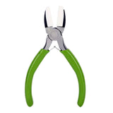 Maxbell High Carbon Steel Nose Flat Pliers Wire Wrapping Nylon Jaw Pliers for Crafts