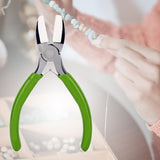 Maxbell High Carbon Steel Nose Flat Pliers Wire Wrapping Nylon Jaw Pliers for Crafts