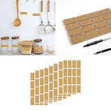 Maxbell Pantry Label Stickers Oilproof Water Resistant for Jars Food Containers 96Pcs