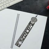 Maxbell Corner Bookmark Template Ruler Crafts for Stationery Supplies Office Girls Balloon