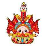 Maxbell Rabbit Cartoon DIY Handcrafts Portable Lantern Making Kit for