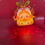Maxbell Rabbit Cartoon DIY Handcrafts Portable Lantern Making Kit for