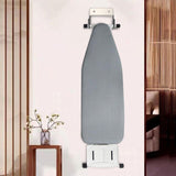 Maxbell Home Ironing Board Holder Wall Hanging Removable for Home Door Bathroom Black