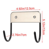 Maxbell Home Ironing Board Holder Wall Hanging Removable for Home Door Bathroom Black