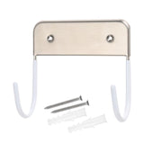 Maxbell Home Ironing Board Holder Wall Hanging Removable for Home Door Bathroom White