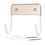 Maxbell Home Ironing Board Holder Wall Hanging Removable for Home Door Bathroom White