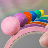 Maxbell 6Pcs Funny Sticky Ball Rolling Tape Crafts for Children Home Accessories