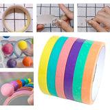 Maxbell 6Pcs Funny Sticky Ball Rolling Tape Crafts for Children Home Accessories