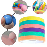 Maxbell 6Pcs Funny Sticky Ball Rolling Tape Crafts for Children Home Accessories