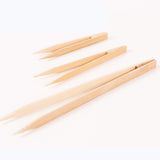 Maxbell Bamboo Tweezers Non slip Polished 25cm for Scented Tea Art Picking