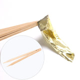 Maxbell Bamboo Tweezers Non slip Polished 25cm for Scented Tea Art Picking