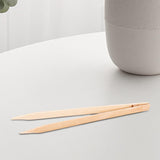 Maxbell Bamboo Tweezers Non slip Polished 25cm for Scented Tea Art Picking