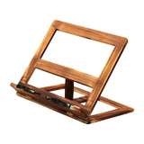 Maxbell Wooden Book Stand with Page Paper Clip Page Holders Kitchen Textbook iron