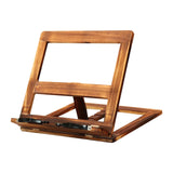 Maxbell Wooden Book Stand with Page Paper Clip Page Holders Kitchen Textbook iron
