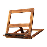 Maxbell Wooden Book Stand with Page Paper Clip Page Holders Kitchen Textbook iron