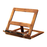 Maxbell Wooden Book Stand with Page Paper Clip Page Holders Kitchen Textbook iron