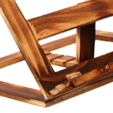 Maxbell Wooden Book Stand with Page Paper Clip Page Holders Kitchen Textbook wood