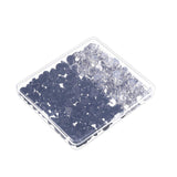 Maxbell Blank Pins with Pin Backs Cabochon Base Tie Tacks Pin Back with Storage Box
