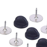 Maxbell Blank Pins with Pin Backs Cabochon Base Tie Tacks Pin Back with Storage Box