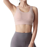 Maxbell Sports Bra Removable Cups Loungewear Yoga Vest for Gym Running L