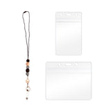 Maxbell Retractable Lanyards ID Holders Dustproof for Women Girls Men Employees