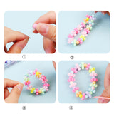 Maxbell Kids Beads Set Jewelry Making with Storage Box DIY Colorful for Necklace Style B