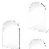 Maxbell 5x Arch Acrylic Table Sign Seating Cards for Wedding Centerpiece Decoration