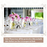 Maxbell 5x Arch Acrylic Table Sign Seating Cards for Wedding Centerpiece Decoration