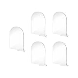 Maxbell 5x Arch Acrylic Table Sign Seating Cards for Wedding Centerpiece Decoration