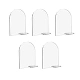 Maxbell 5x Arch Acrylic Table Sign Seating Cards for Wedding Centerpiece Decoration