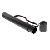 Maxbell Expanding Document Poster Storage Tube with Shoulder Strap for Picture Black