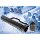 Maxbell Expanding Document Poster Storage Tube with Shoulder Strap for Picture Black