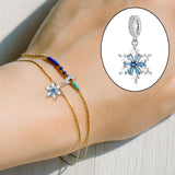 Maxbell Christmas Charms Pendant Bead Charms Hanging Craft Decoration Bracelet StyleL